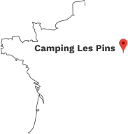 Situation géographique du camping les Pins à Bains-les-Bains dans les Vosges